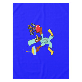 Verjaardag blauw tafelkleed