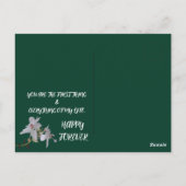 VERJAARDAG BLOEMEN CADEAU VOOR DOCHTER ZUSTER VRIE BRIEFKAART (Achterkant)