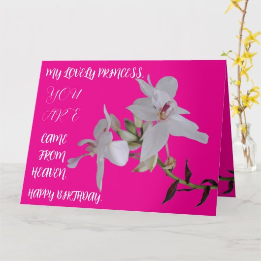 VERJAARDAG BLOEMEN CADEAU VOOR DOCHTER ZUSTER VRIE KAART (Gele Bloem)