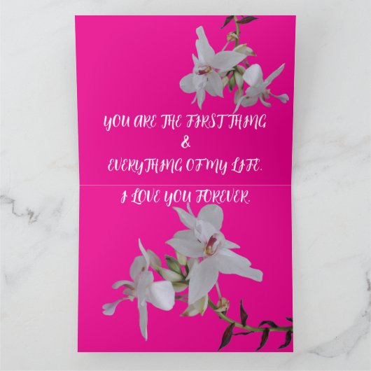 VERJAARDAG BLOEMEN CADEAU VOOR DOCHTER ZUSTER VRIE KAART (Binnen)