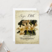 Verjaardag bloemen op 13 september "Zephyr bloem" Kaart (Voorkant / Achterkant in situ)