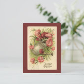 Verjaardag Bloemen Watering Kan  Reproductie Briefkaart (Staand voorkant)