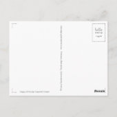 Verjaardag Blumenkranz Aquarel Briefkaart (Achterkant)