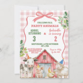 Verjaardag Boerderij Uitnodiging (Voorkant)