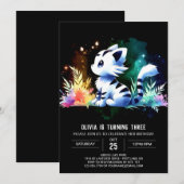 Verjaardag Boho Forest Tiger Kaart (Voorkant / Achterkant)