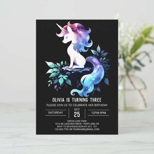 Verjaardag Boho Horse Kaart (Staand voorkant)