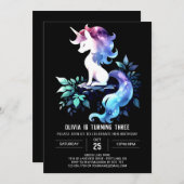 Verjaardag Boho Horse Kaart (Voorkant / Achterkant)