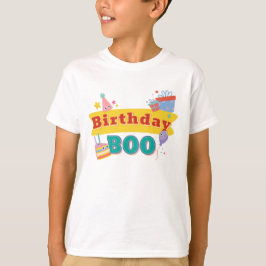 Verjaardag Boo Feest met Ballonnen Geschenken T-shirt