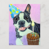 Verjaardag Boston Briefkaart (Voorkant)