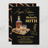 Verjaardag Bourbon sigaar tot in de perfectie Kaart (Voorkant / Achterkant)