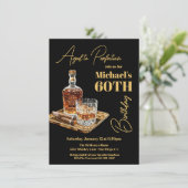 Verjaardag Bourbon sigaar tot in de perfectie Kaart (Staand voorkant)