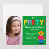 verjaardag bouwstenen kaart (Voorkant / Achterkant)