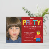 verjaardag bouwstenen kaart (Staand voorkant)