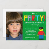 verjaardag bouwstenen kaart (Voorkant / Achterkant)