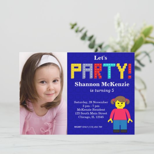 verjaardag bouwstenen kaart (Staand voorkant)