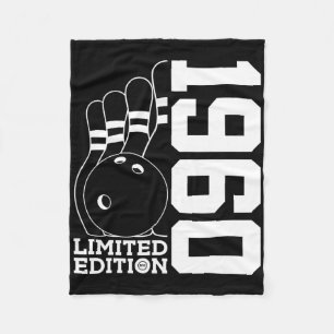 Verjaardag Bowling Limited Edition 1960 Fleece Deken