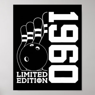 Verjaardag Bowling Limited Edition 1960 Poster