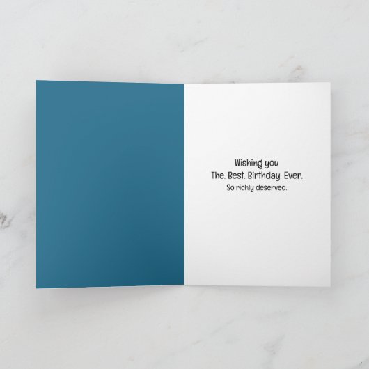 Verjaardag Boxer Hond In Een Pawprint Design Kaart (Binnen)