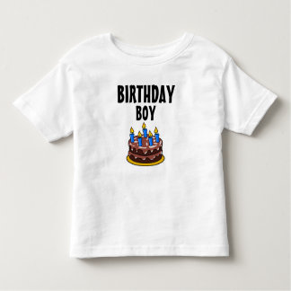 Verjaardag Boy Cake Peuter T-shirt