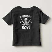 Verjaardag Boy Pirate Skull Kinder Shirts (Voorkant)