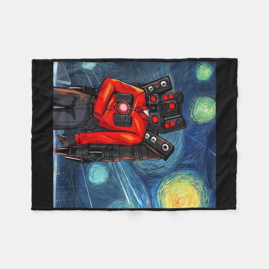 Verjaardag Boy Speakerman Video Game Controller Sp Fleece Deken (Voorkant (Horizontaal))