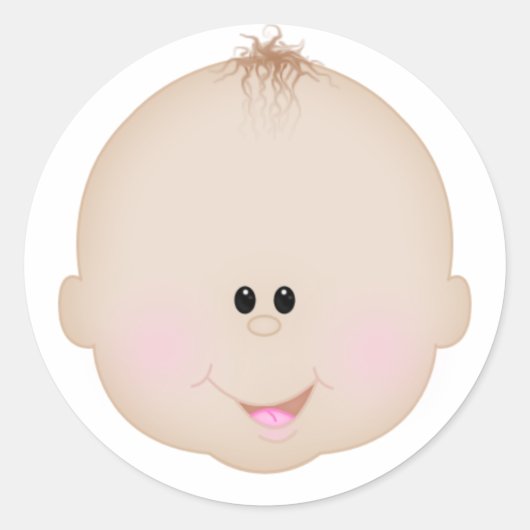 Verjaardag Boy Sticker (Voorkant)