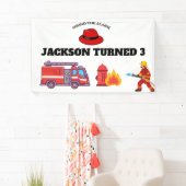 Verjaardag brandweerman spandoek (Insitu)