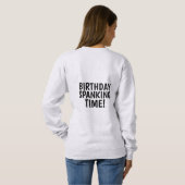 VERJAARDAG BRAT DAMES T-SHIRTS (Achterkant volledig)
