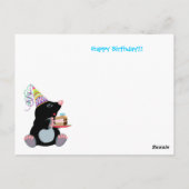 verjaardag briefkaart (Achterkant)