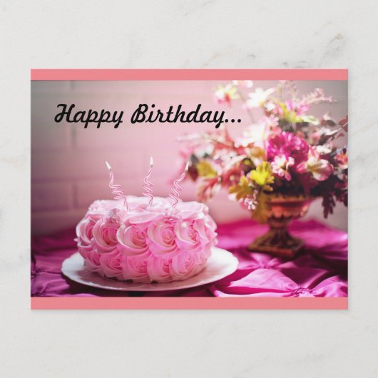 Verjaardag  briefkaart (Voorkant)