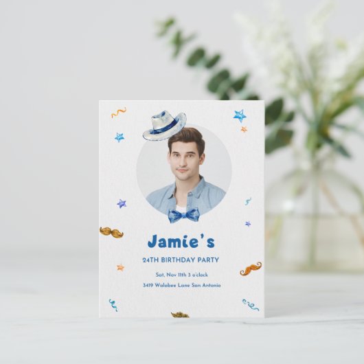 Verjaardag Briefkaart (Staand voorkant)