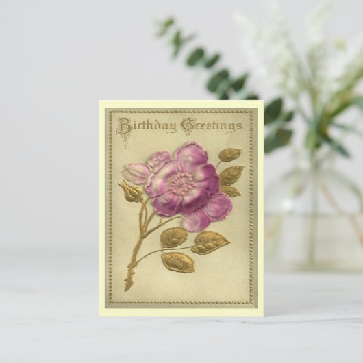  verjaardag briefkaart (Staand voorkant)