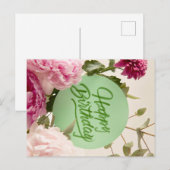 VERJAARDAG BRIEFKAART (Voorkant / Achterkant)