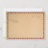 Verjaardag Briefkaart Mail Post Uitnodigen Mail Po (Achterkant)