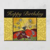 Verjaardag briefkaart - Wake at Dawn Painting (Voorkant)