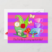 Verjaardag Briefkaart Wonderland (Voorkant / Achterkant)