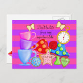 Verjaardag Briefkaart Wonderland (Voorkant / Achterkant)