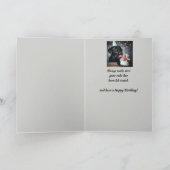 Verjaardag Broer Fun Wisdom Lab Hond Kaart (Binnen)