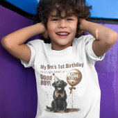 Verjaardag Broer of zus Black Lab Custom Tri-Blend Shirt