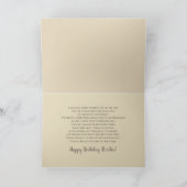 Verjaardag - Broer - Raam Uitzicht - Overdekte Bru Kaart (Binnen)