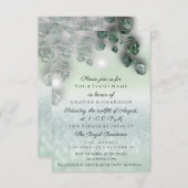 Verjaardag Bruidsdouche Licht Pot Rustieke Mint Gl Kaart (Voorkant / Achterkant)