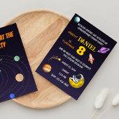 Verjaardag buitengewone uitnodigingen met een ruim