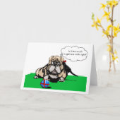 Verjaardag Bull Kaart (Gele Bloem)