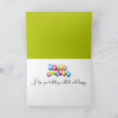 Verjaardag Bunny in de moestuin Kaart (Binnen)