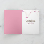 Verjaardag Bunny met een koffiekopje Kaart (Binnen)