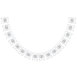 Verjaardag Bunting Flags Jongen Schattige Eenvoudi Vlaggetjes