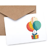 Verjaardag Cadeau ballonnen Sticker