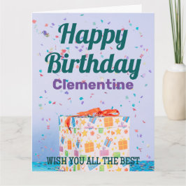 Verjaardag Cadeau, geschenkdoos, Happy Birthday Ka Kaart