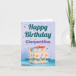 Verjaardag Cadeau, geschenkdoos, Happy Birthday Ka Kaart