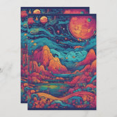 Verjaardag cadeau Kaart en bruiloft cadeau Kaart (Voorkant / Achterkant)